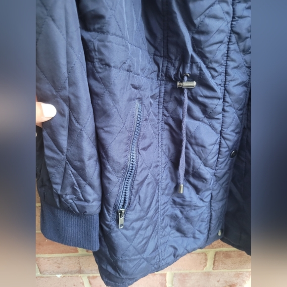 Cavalini Women's Navy Quilted Jacket - Picture 4 of 11